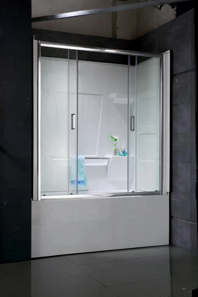 Американский стандарт акриловая ванна и настенная душевая панель объемная угловая Ванна