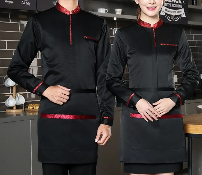 
Fashion restaurant kitchen bar waiter uniforms 