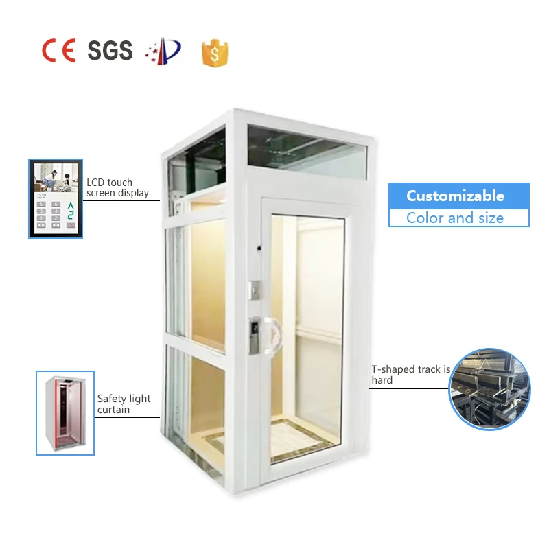 Home Lift Residential Elevator house villa lift passenger home elevator Hot sale house hold lifts