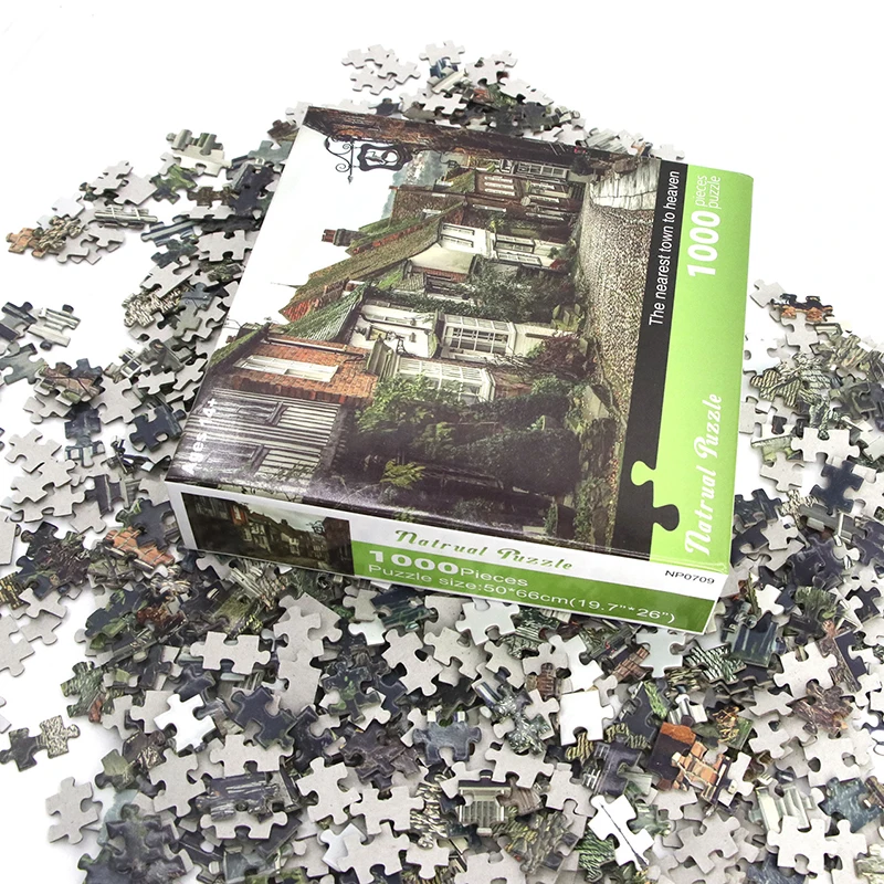 Детский Развивающий пазл-головоломка, пазлы из 1000 частей, игра на заказ