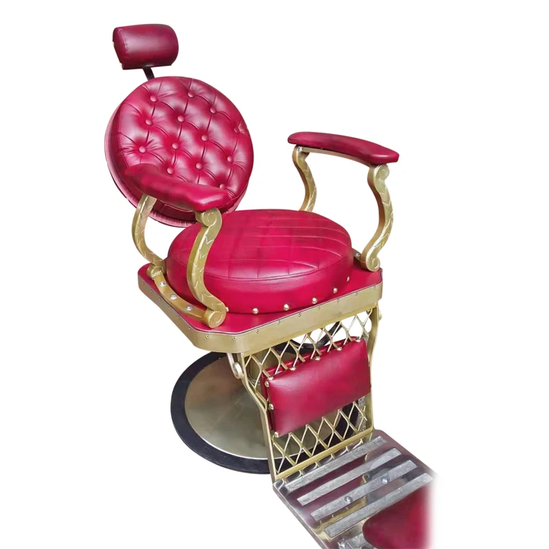 hot selling gentle wood armrest barber chair for hairdressing