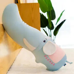 2022 new design short plush doll elephant stuffed toy bed with pregnant sleeping dolls