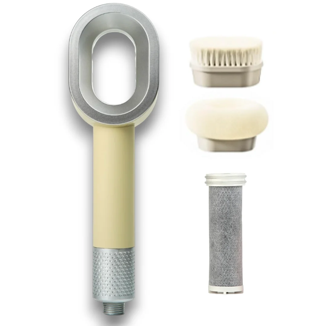 Beauty shower Head Black Filter with vitamin Filter custom color to remove chlorine odor Improve skin moisture