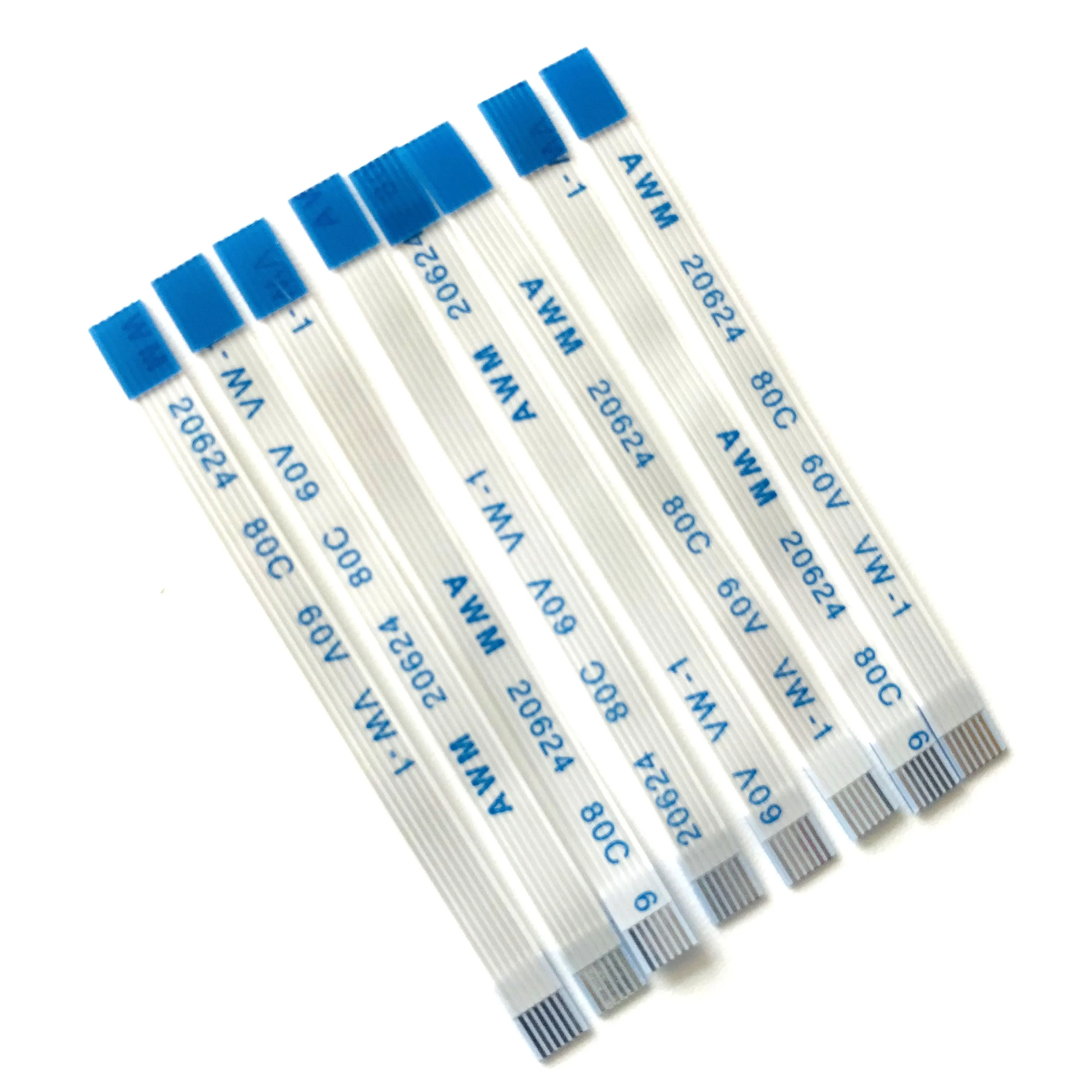 1.25mm Pitch 4P 16P 28P Ffc Cable A Type AWM 20624 20706 2876  80c vw1 Flexible Flat Cable