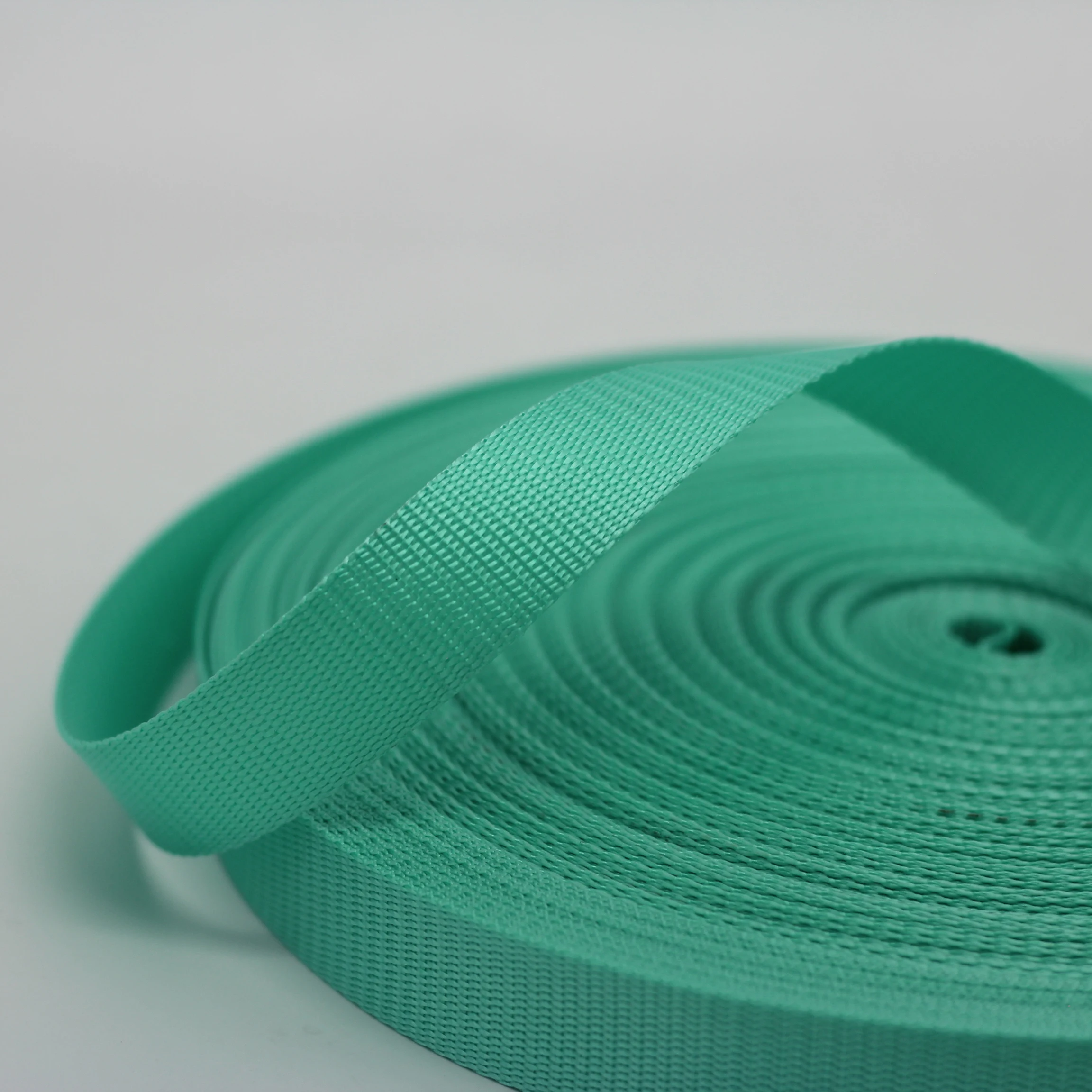 wholesale Eco-friendly Nylon Polyester tape Durable 100% polyester bundling belt webbing web band
