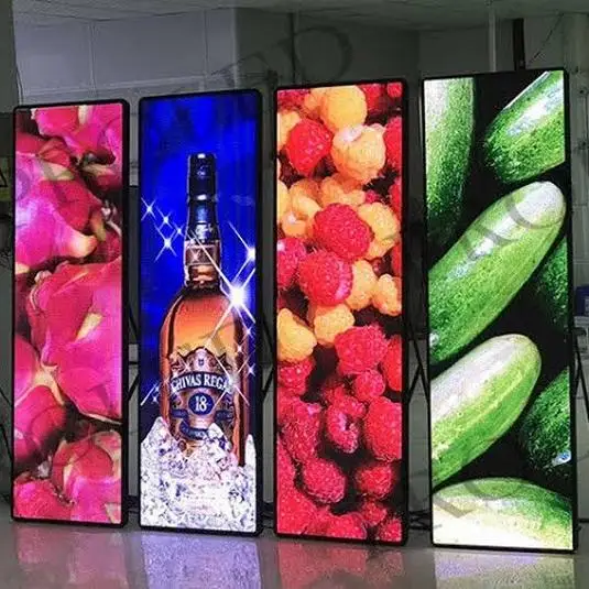 Led Screen Factory High Quality Indoor Mirror Led Poster Screen P2.5 High Definition  Epistar Led Display Soft LED Module