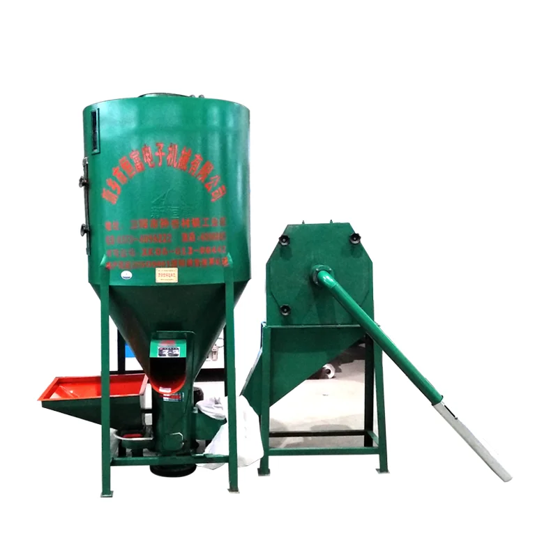 Factory Mash Making Mill 1 Ton Per Hour For Poultry Pig Feed Pellet Plant