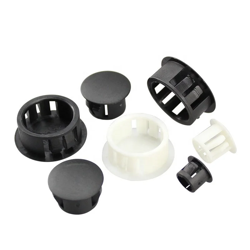 14mm plate hole round plastic grommet eyelet snap button nylon bushing plastic wire grommet