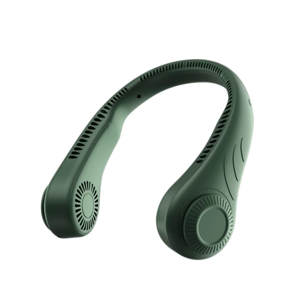 Беслопастной шейный вентилятор, портативный вентилятор охлаждения воздуха, 2000 мАч, USB перезаряжаемые спортивные вентиляторы для дома и улицы, вентиляторы