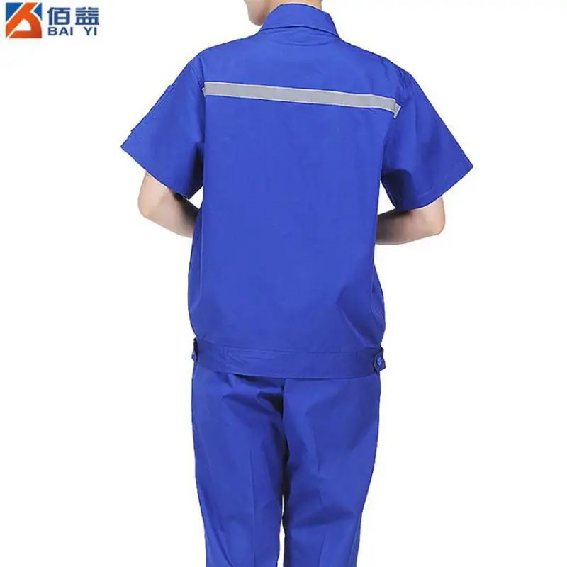 Spring Breathable Anti-static short Sleeve Work Clothes