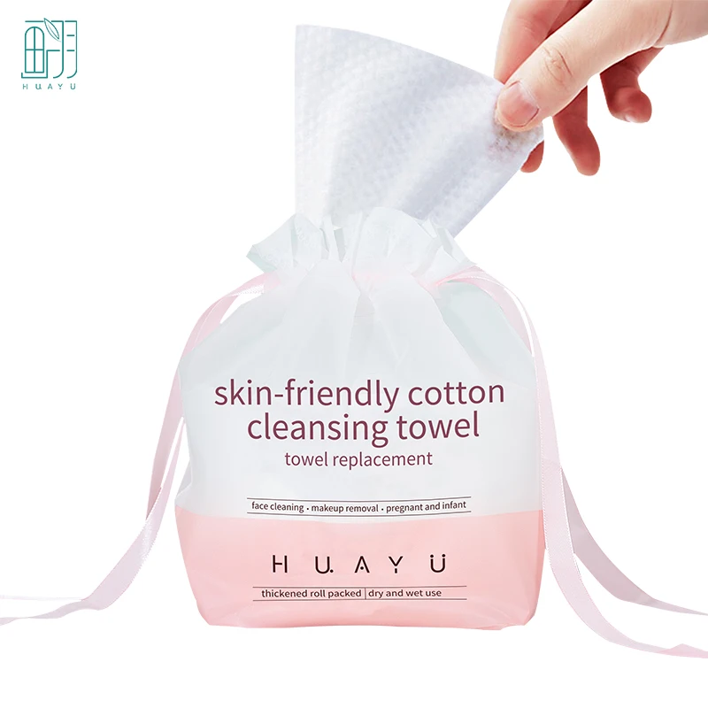 WET OR DRY Use daily cleansing facial towelettes, face Make up Remover Wipes Non Woven Cotton Towel facial clean Tissue