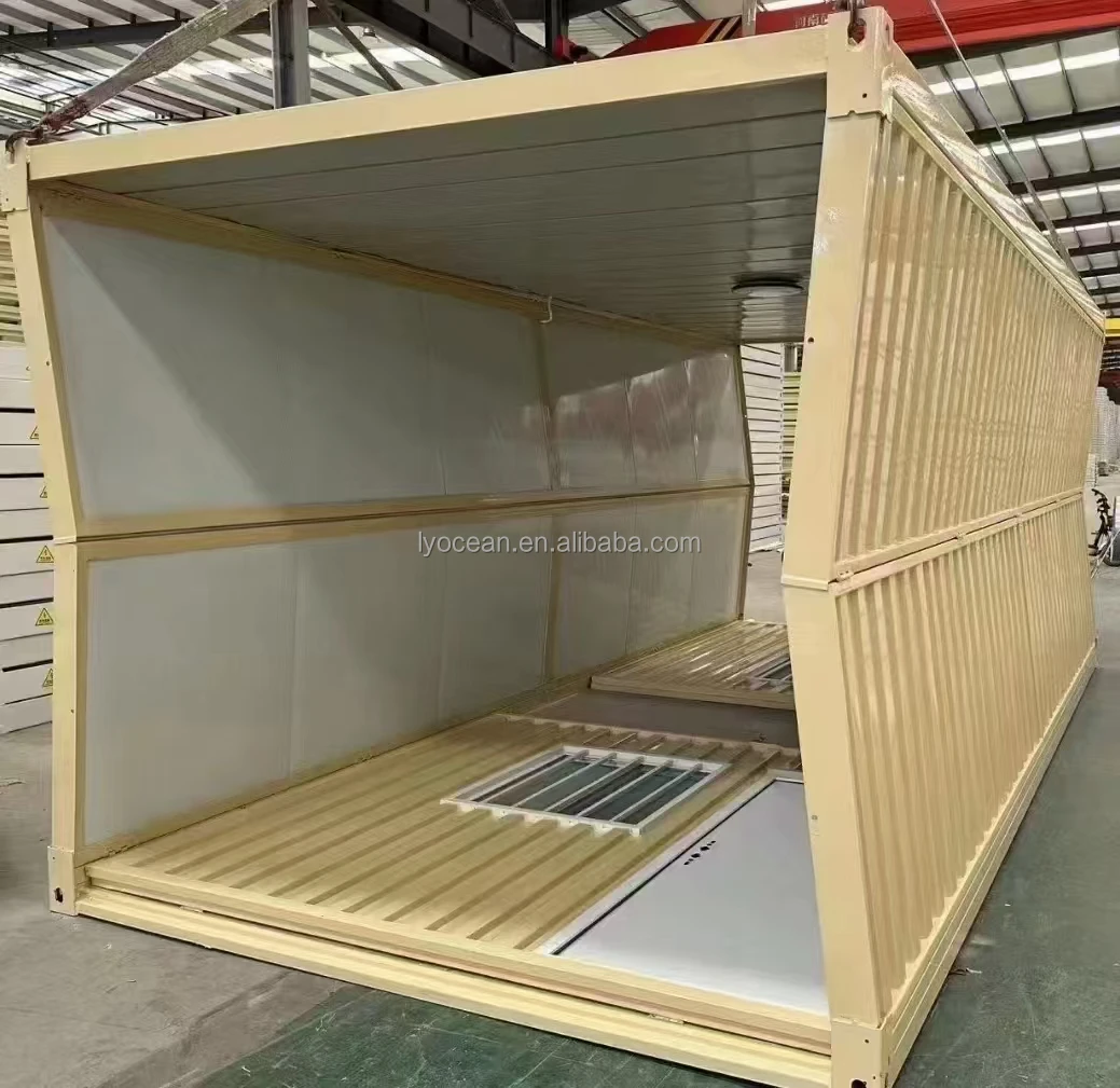 High Quality Foldable Office Modular Low Cost Housing Folding Prefabricated Homes Prefab House Container House