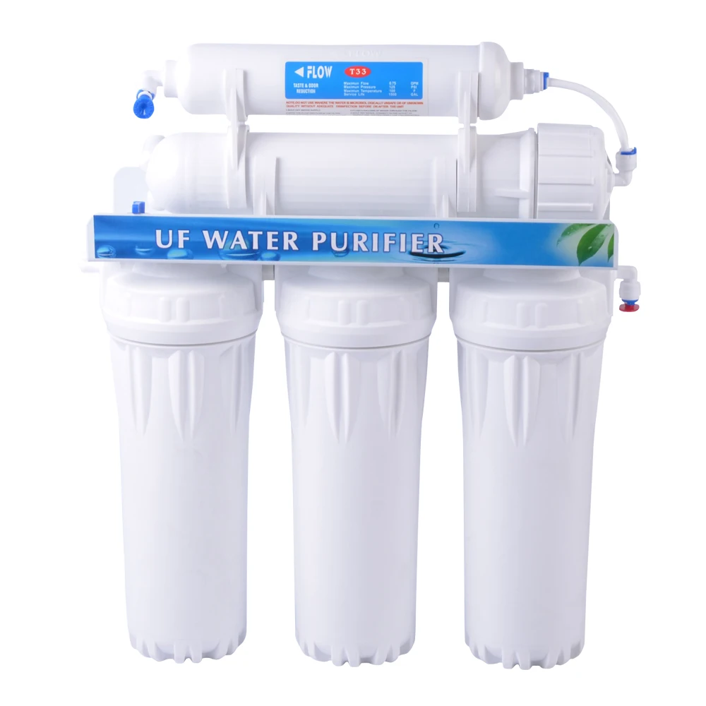 5 stages ultra water filter system with ultra membrane steel faucet