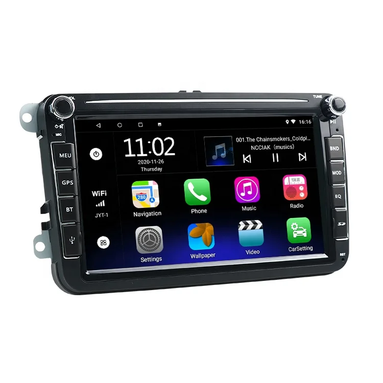 Autoradio Navigation Rear Camera Touch Screen Central Stereo Car Multimedia Android 2 Din Radio