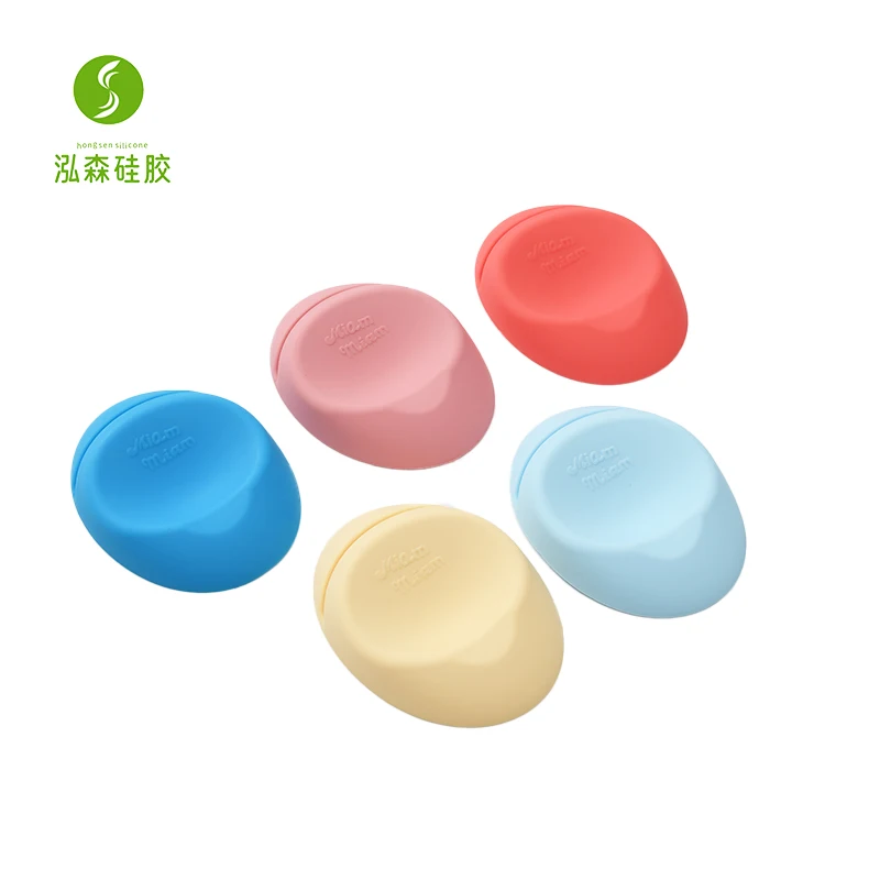 Soft Silicone Pot Clip Spoon Insulation Mat Silicone Heat Resistant Household Soup Designs Collection Spoon
