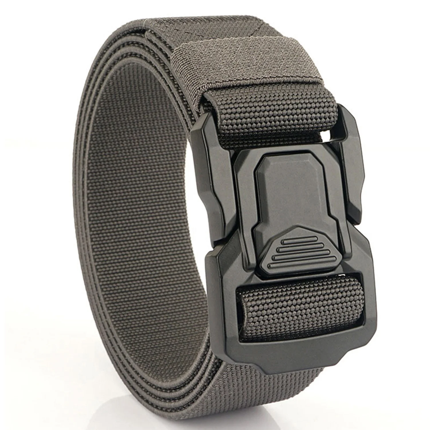 YWHCHI Combat Belt Multi Functional Nylon Belt Canvas Fabric Thickened Double Layer Aluminum Alloy Buckle Tactical Belt Custom
