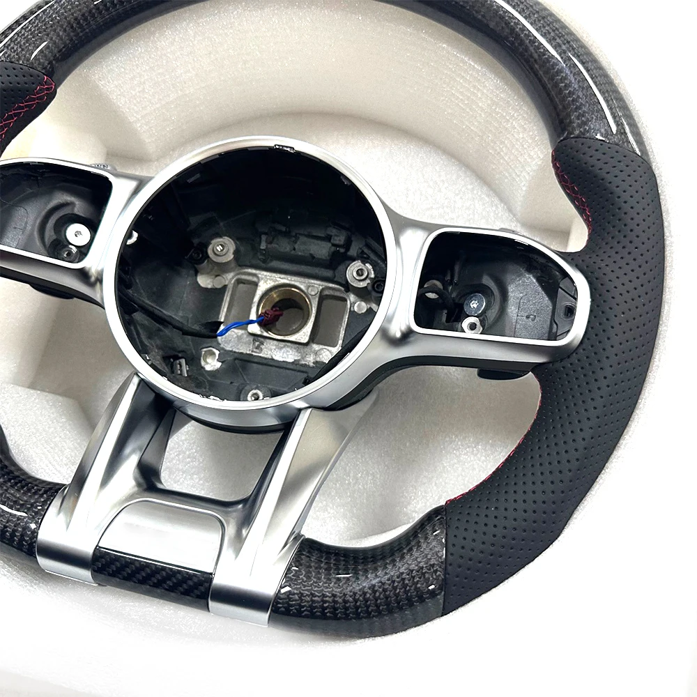 На заказ из натурального углеродного волокна руль W204 W205 A45 для Mercedes Benz