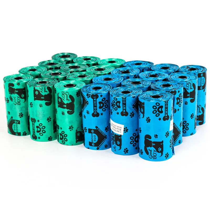 Черный Ldpe Hdpe пластиковый мусорный бак из промышленного материала 100% биоразлагаемых кулисок для собак и кошек мусорные мешки мусора