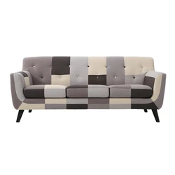 YAST moderne europe upholstered 3 2 1 chesterfield patchwork fabric sofa set furniture designs