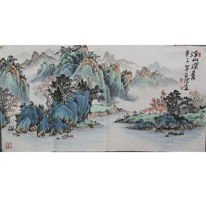 Wholesale Painting Style For Home Hotel Decoration Porcelain Painting living room Painting bed room Chinese ink