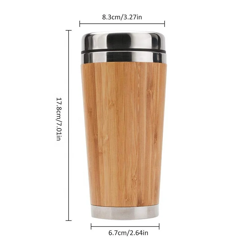 Hot selling Travel Bamboo Fiber Tumbler with Engraving Logo