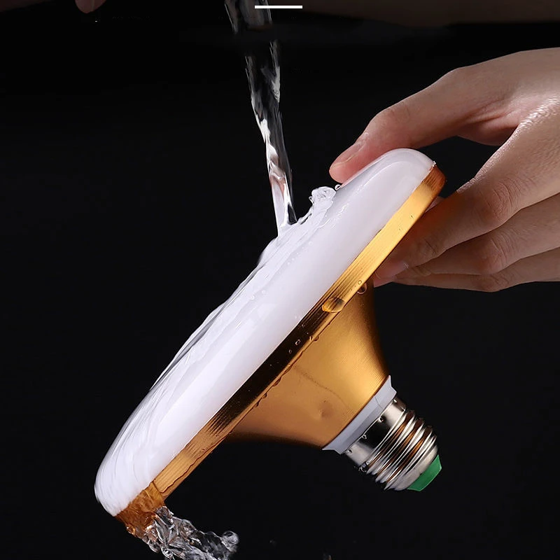 Color UFO Football Lamp Foldable LED Bulb AC180-265V 40W E27 High Brightness