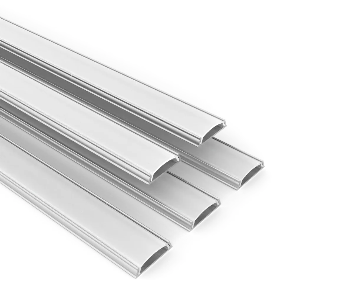 New Design Super Slim U Channel Flexible Curve Bendable Surface Aluminium Led Profile For LED Strip Light