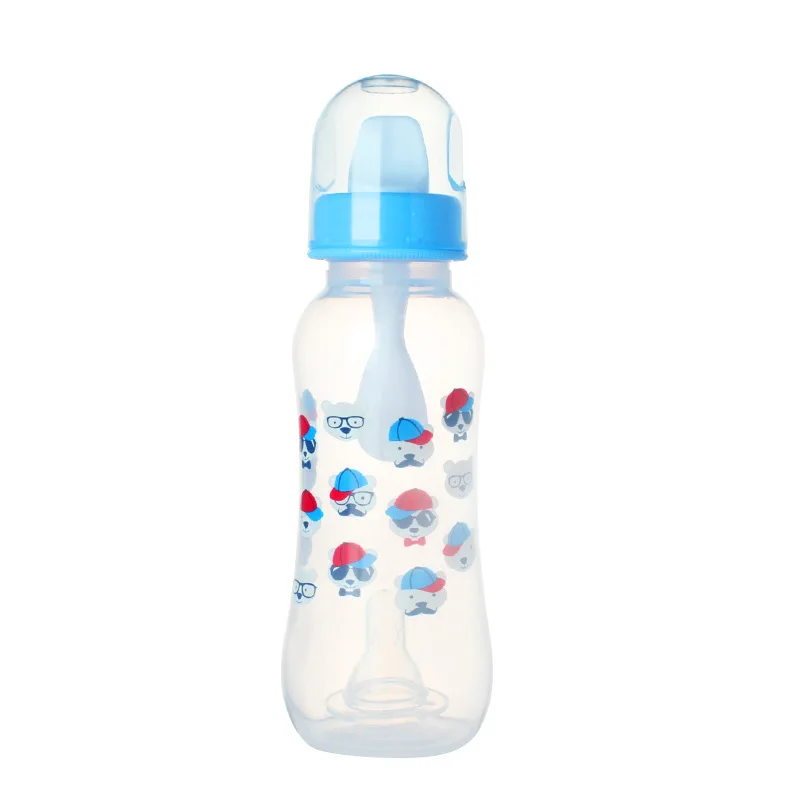 Multifunctional Baby Bottle 3 in 1 Pacifier Spoon Duck Beak PP Food Grade With Handle Standard Caliber