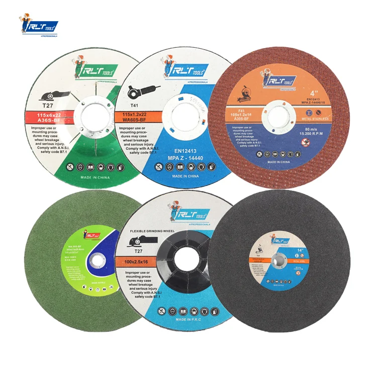 RLT TOOL Factory Direct Supply Cutting Disc 9 Inch Stainless Steel Cut Off Wheel Cutting Disc 105*1*16