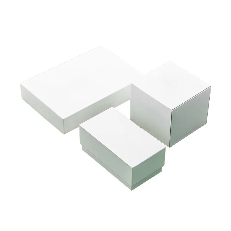 OEM Custom Logo Corrugated White Boxes Gift Shipping Paper Box