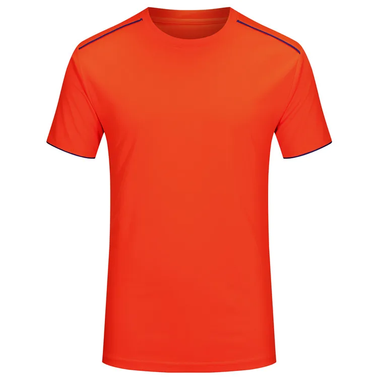 Custom Wholesale Mesh Sports Cheap t Shirts Bulk Plain Active Football Soccer Training T-shirt for Men Kids 100% Polyester Shirt