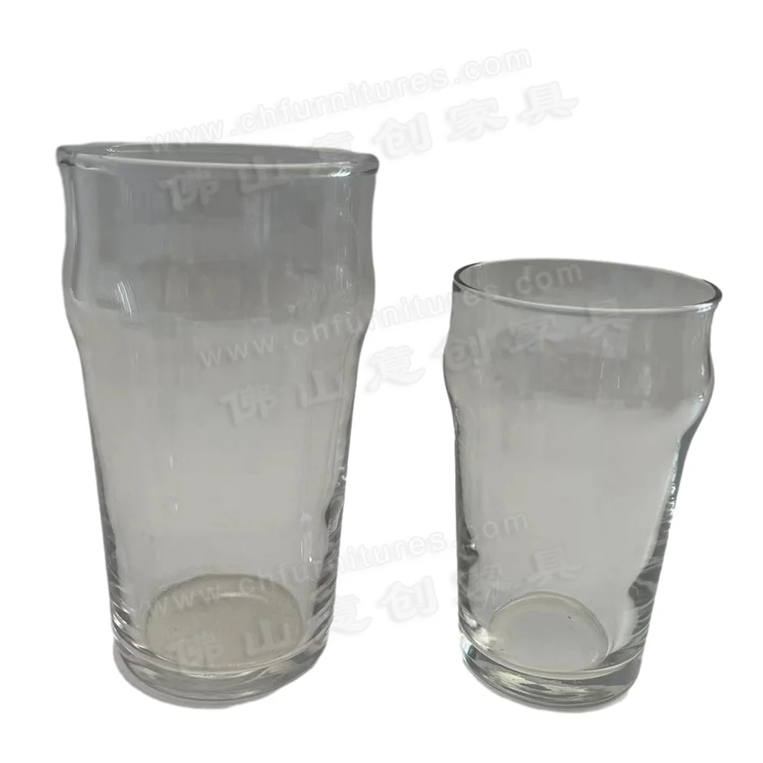 Modern Customized Pattern Transparent Small Size Beer Glasses for my brewery