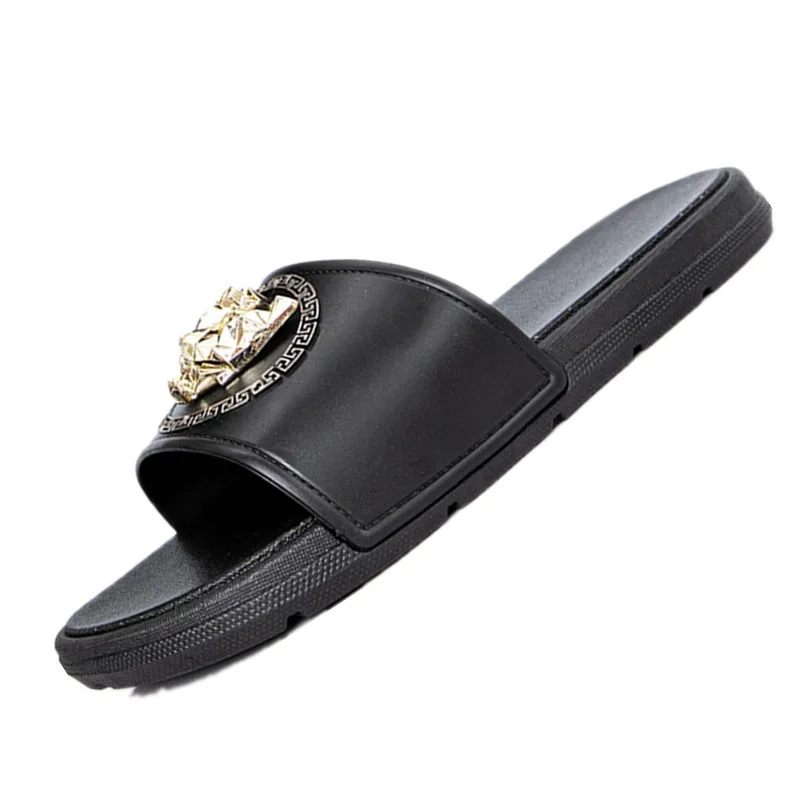 
Slippers PVC Letter Men slides footwear outdoors slides slippers flip flops 