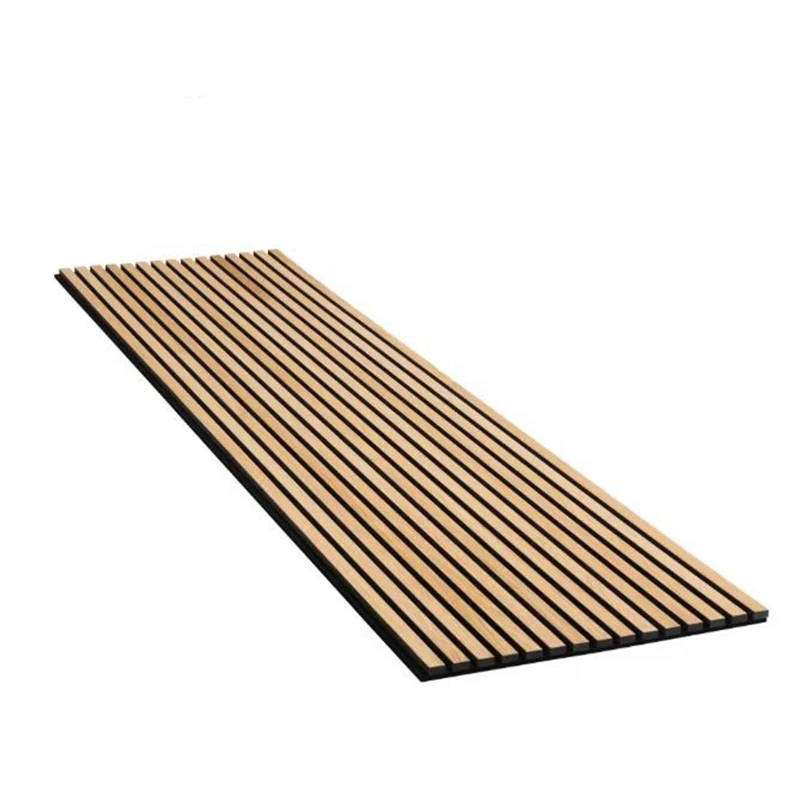 High Quality Polyester Board Wood Sound Absorbing Panel Fireproof Moistureproof Soundproof Wall Wooden Wall Panel Decoration