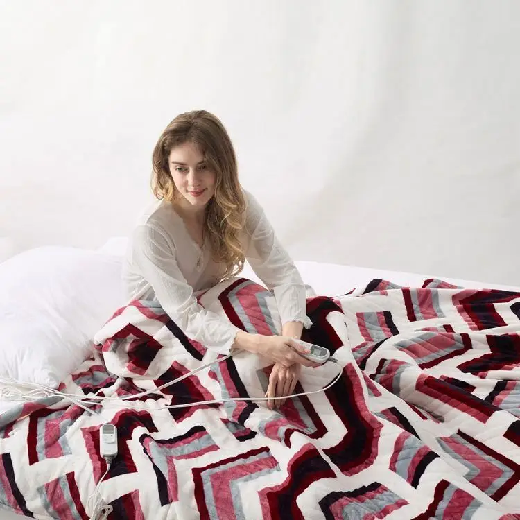 Best choice professional electric blanket Printed Red 220 volt electric blankets