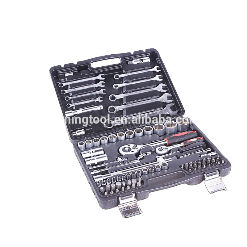 CRV MATERIAL SET CAR SOCKET KIT 94PCS TOOL SET HAND SOCKET KIT