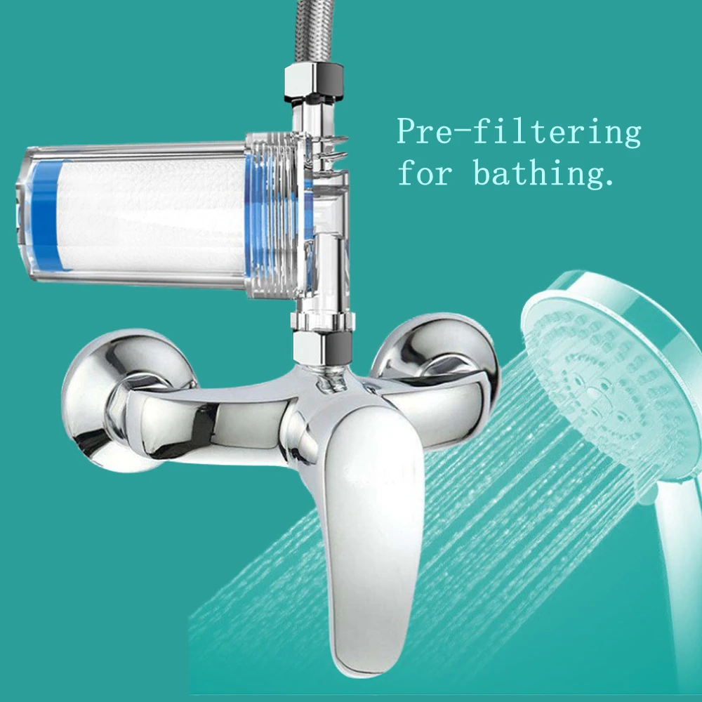 Pre-filter Pipeline Filter PP Water Filter Cartridge Remove Rust Chlorine for Bathroom /Sink / Wash Machine