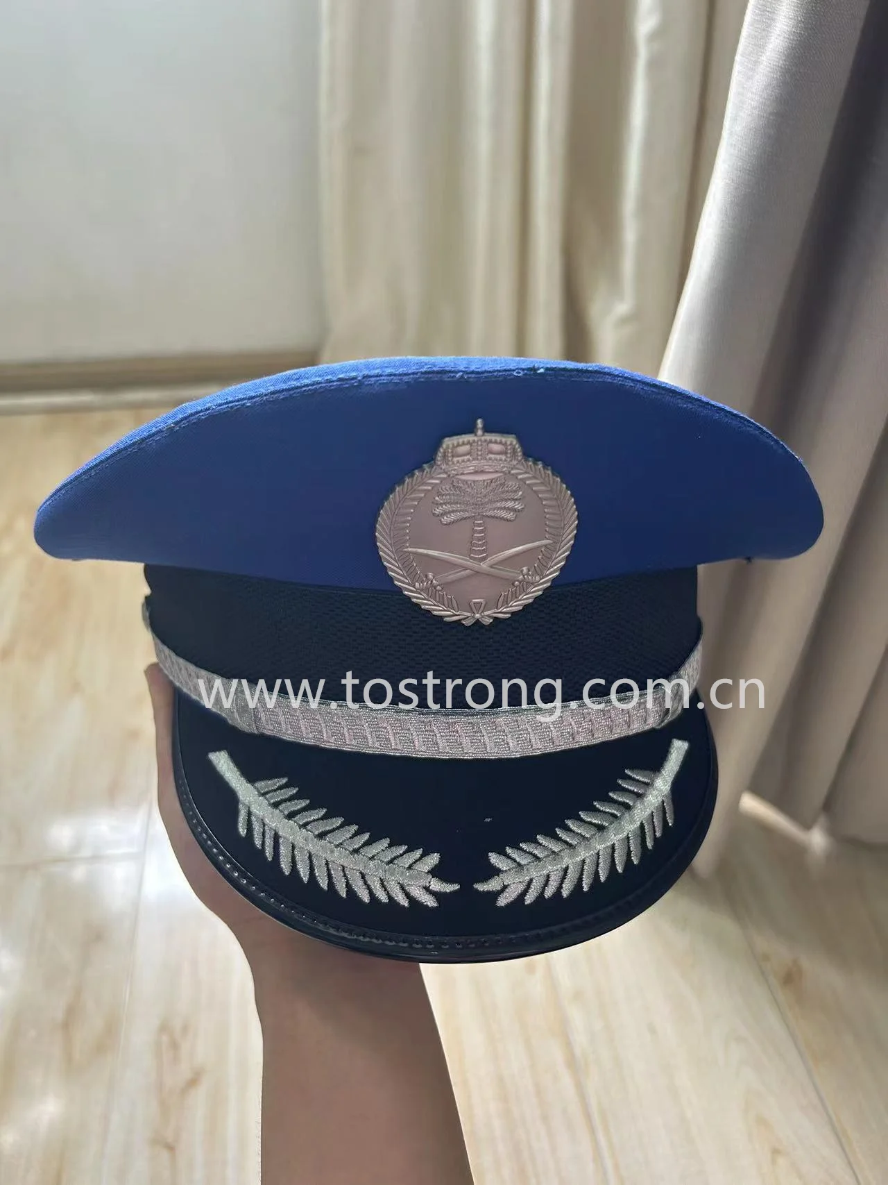 TOSTRONG Factory custom hats Officer Cap Good Quality Tactical Captain Hat officer Peak Cap other hats & caps