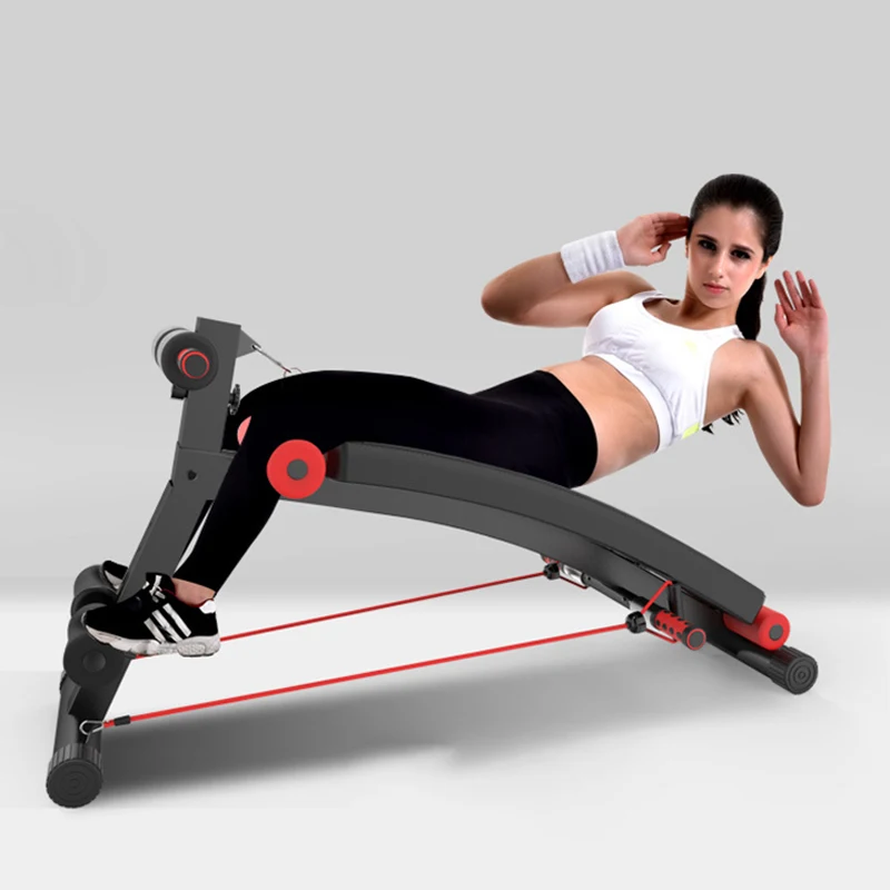 
Hot sale Amazon Gym Equipment Sit Up Bench Muscle Exercise Ab Chair Foldable Portable Exercise Supine Board 