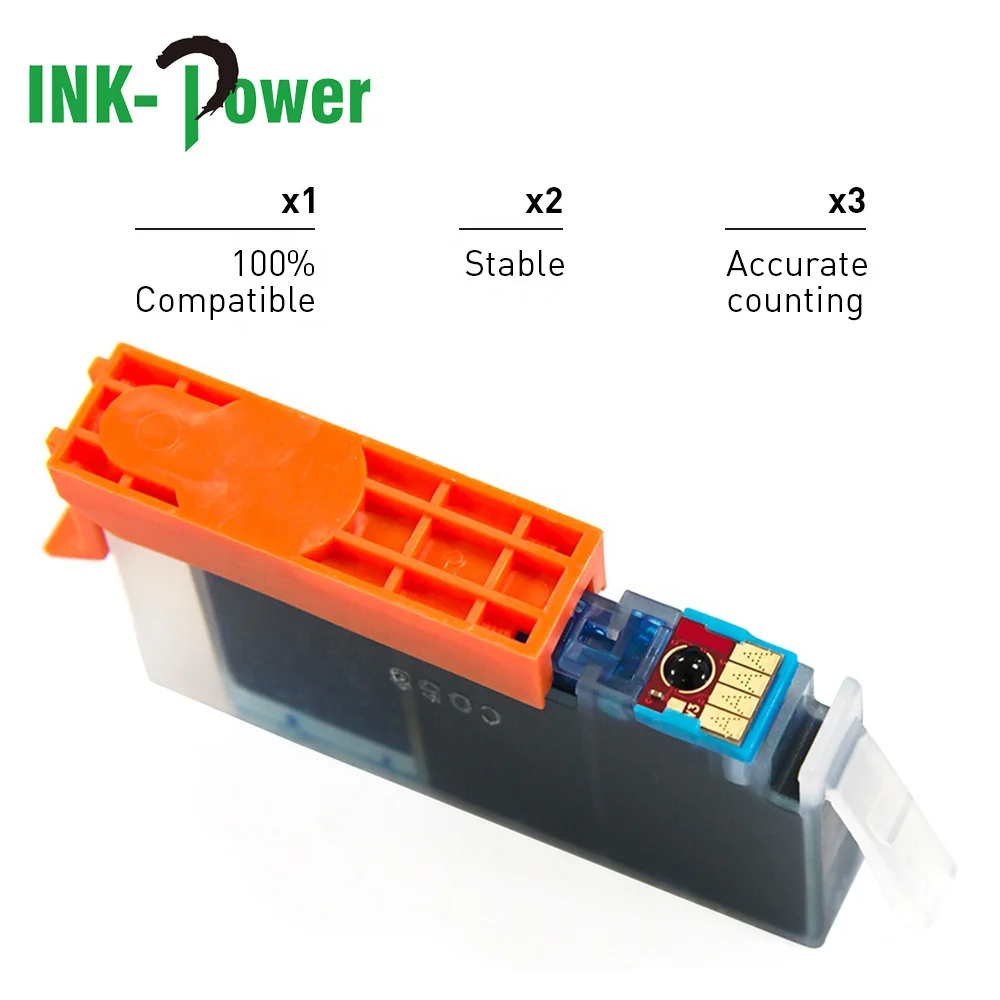 INK-POWER 655 655XL Premium Compatible Color Inkjet Ink Cartridge for HP Deskjet Ink Advantage 3525 4625 Printer