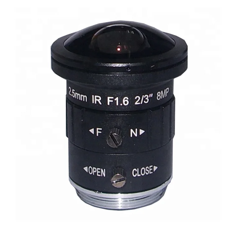 
Proper price top quality 2.5mm 8MP CS Mount Fisheye Lens 