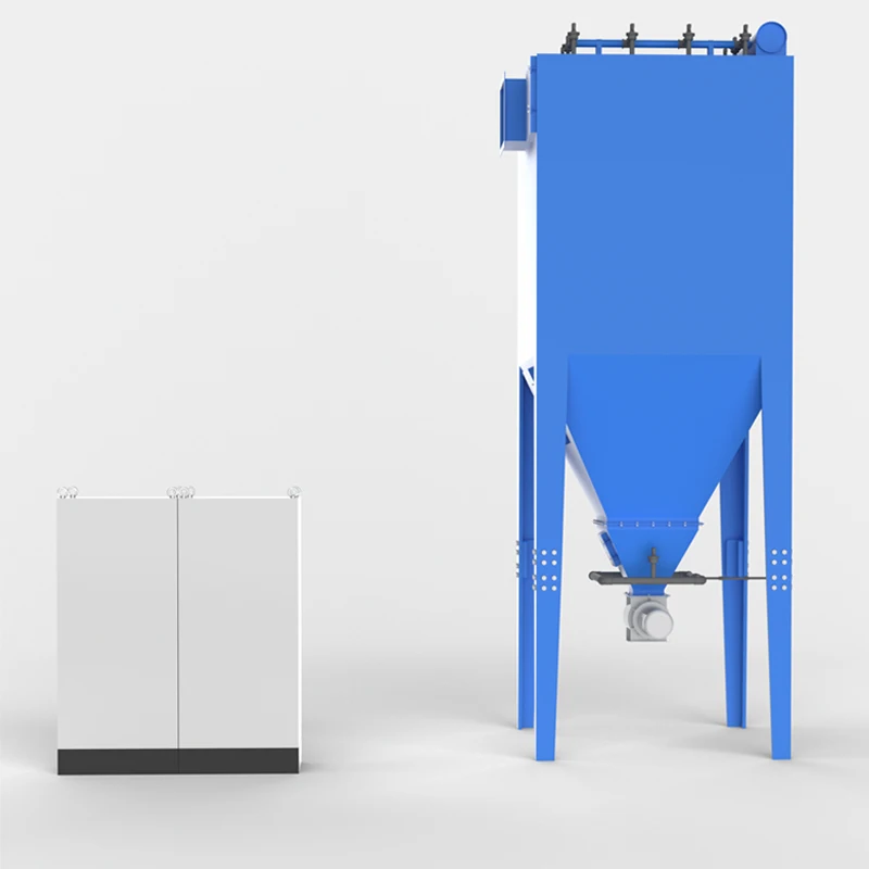 Pulse Jet Self On-line Cleaning Vertical Cartridge Dust Collector---for Industrial Dust Treatment