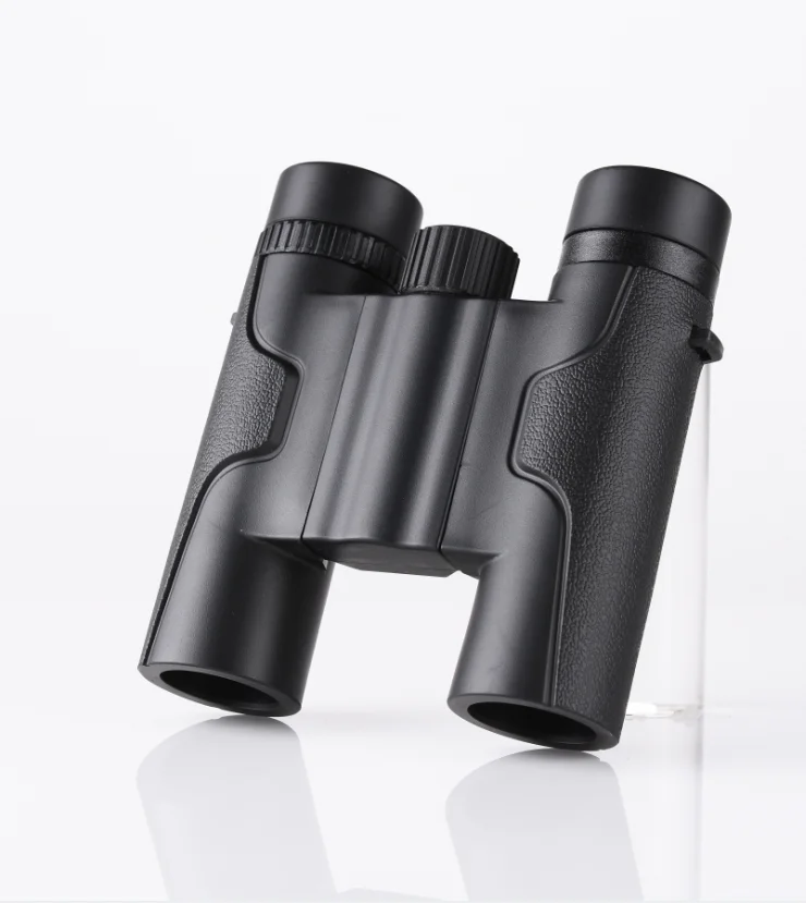 Kingopt rubber covering large eyepiece 8x25 compact binoculars for adults camping hiking outdoor sports