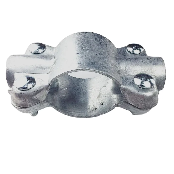 Hot Dip Galvanized Steel Stamping Forming Custom Round  Pipe Clamp