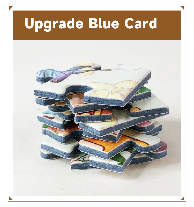 Disney Mickey Mouse Blue Card Puzzle puzzle 1000 pieces Factory Sale Interlocking jigsaw puzzle
