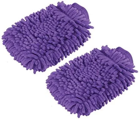 high quality microfiber dusting car wash mitt Car washing Chenille mitts