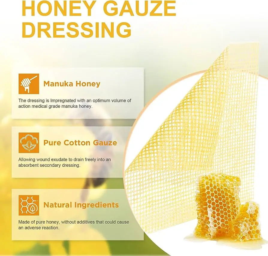 New Zealand Manuka Honey Gauze Dressing