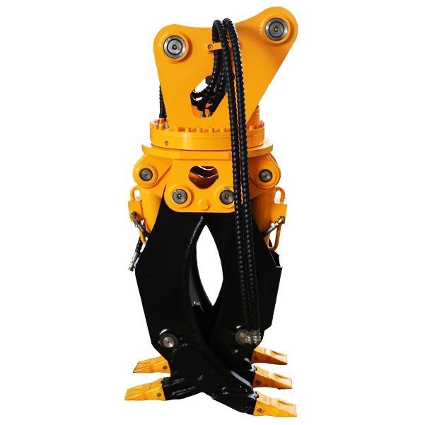 Construction Machinery Parts 2-36ton Excavator Use Hydraulic Rotating Grapple Excavator Grapple