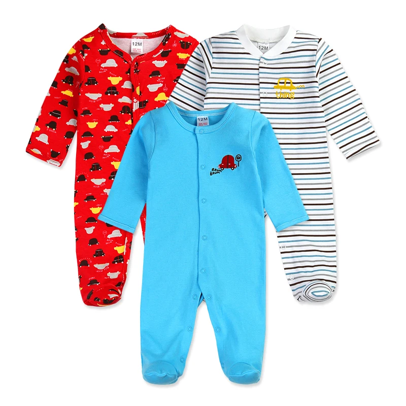 
newborn baby clothes baby summer full baby pajamas clothing with feet 