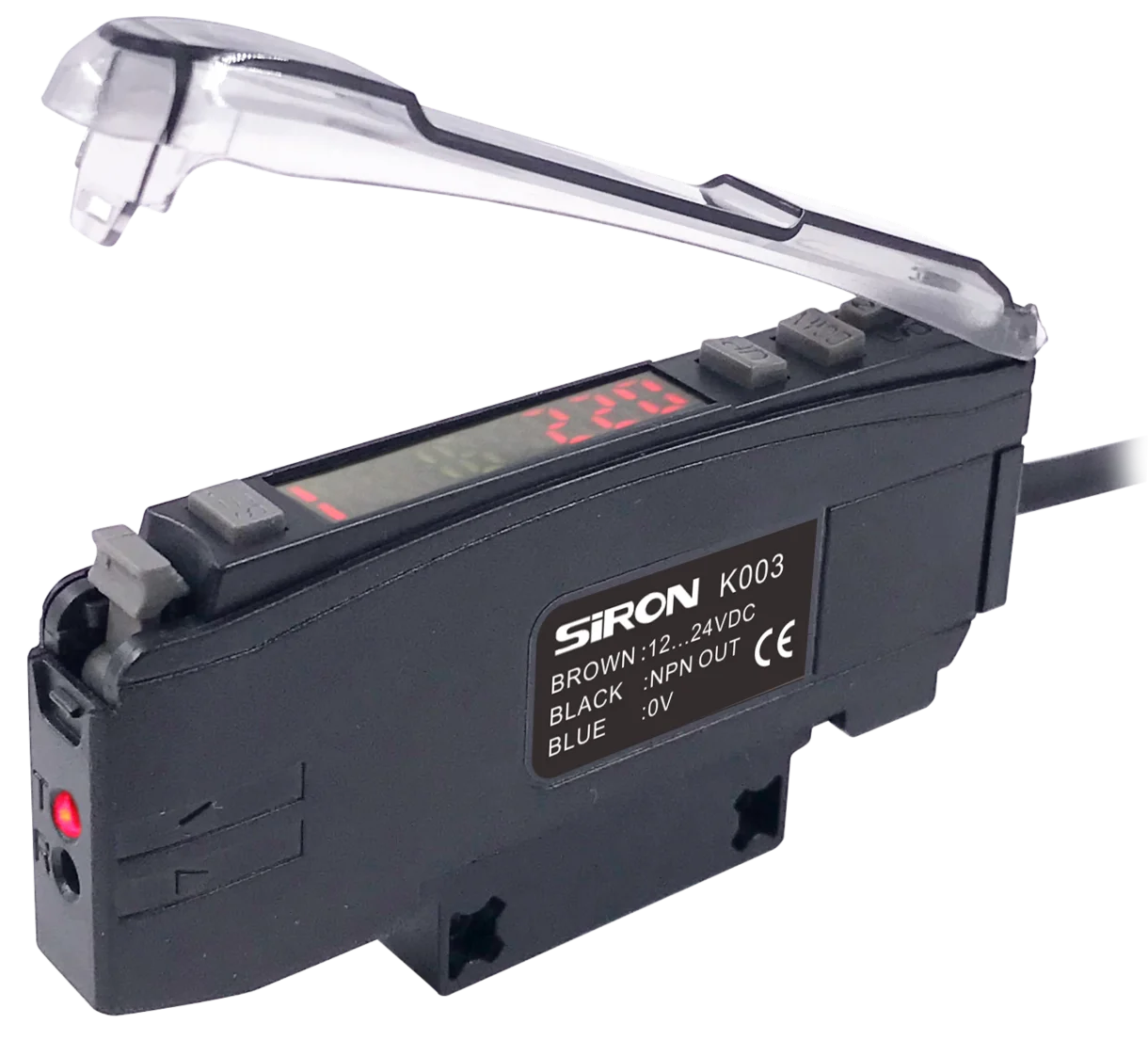 High-precision digital smart color sensor simple sensitivity adjustment fiber optic sensor optical sensors